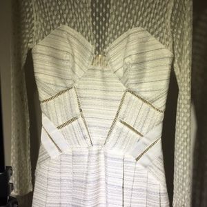 Short white dress Self-Portrait